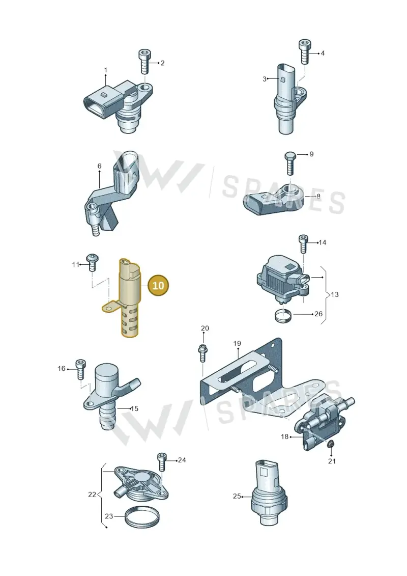 04E906455D — Skoda Kamiq (2019-) diagram 827906300, position 10