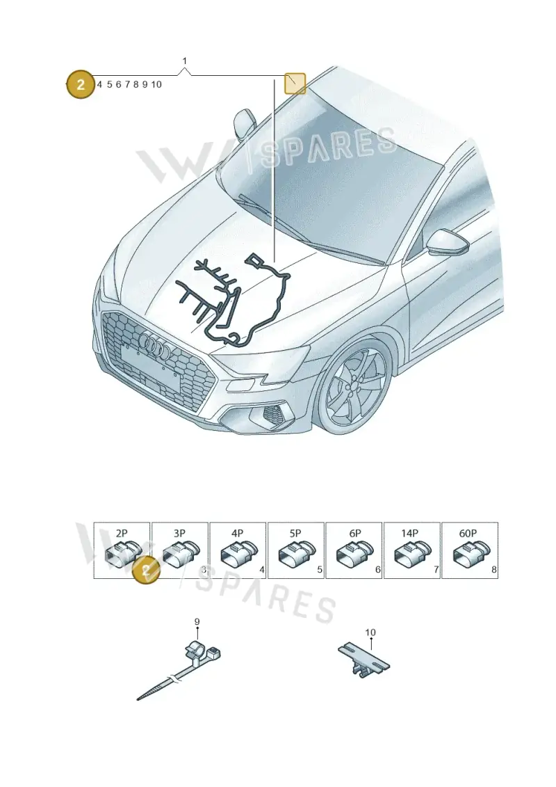 04E973702 — Skoda Octavia (2019-2024) diagram 596971050, position 2