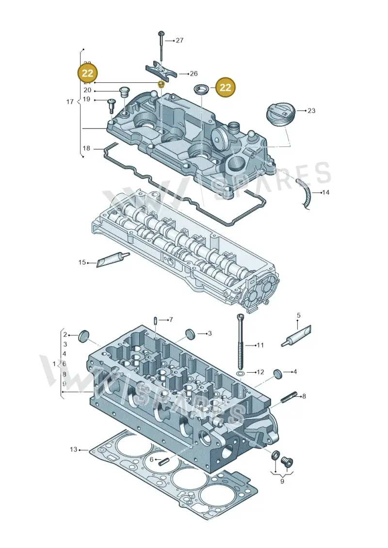 04L103070B — Skoda Kodiaq (2024-) diagram 827103550, position 22