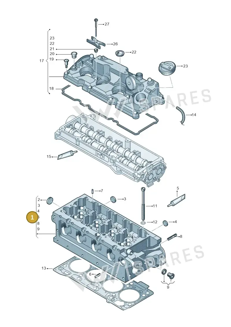 04L103264BX — Skoda Kodiaq (2024-) diagram 827103550, position 1
