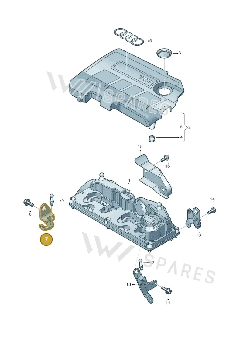 04L103390A — Skoda Octavia (2017-2020) diagram 708103850, position 7