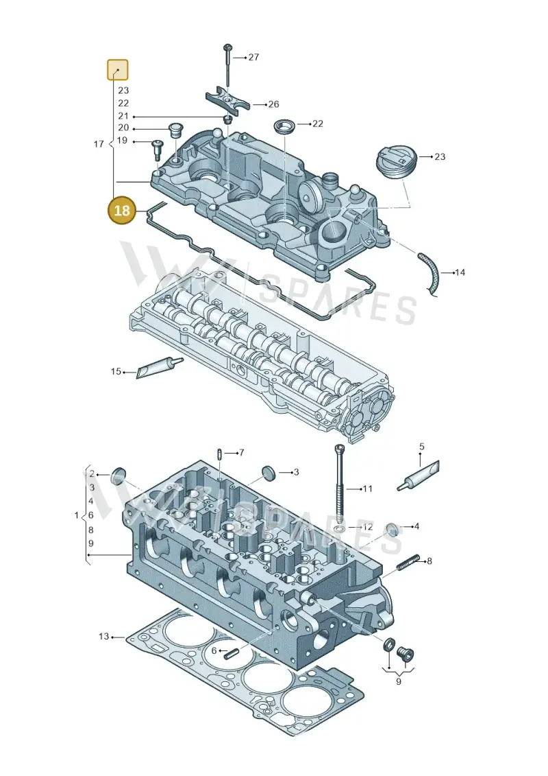 04L103483 — Skoda Kodiaq (2024-) diagram 827103550, position 18