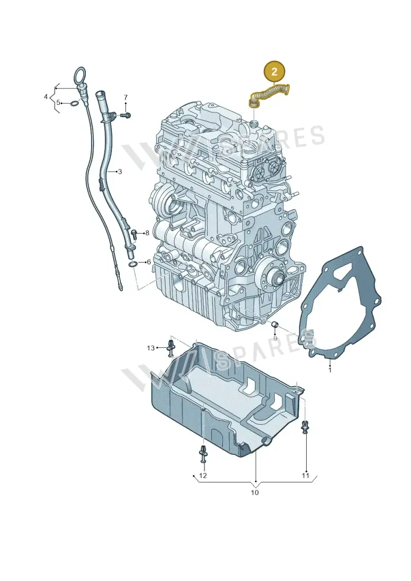 04L103493 — Skoda Octavia (2019-2024) diagram 827103900, position 2
