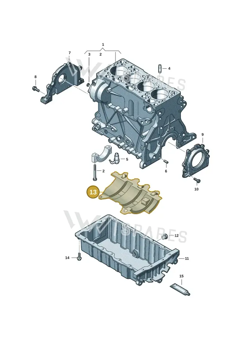 04L103623F — Skoda Octavia (2019-2024) diagram 5h0103037, position 13