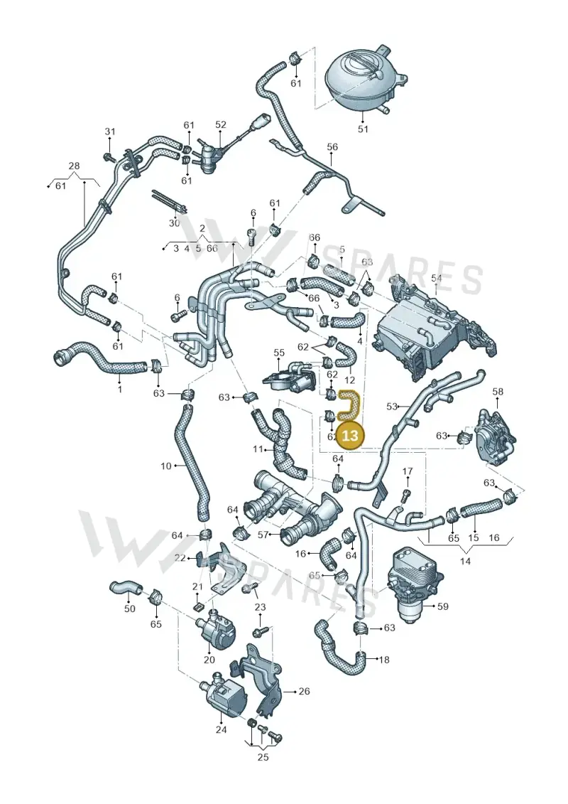 04L121058AA — Skoda Kodiaq (2018-2022) diagram 793121300, position 13