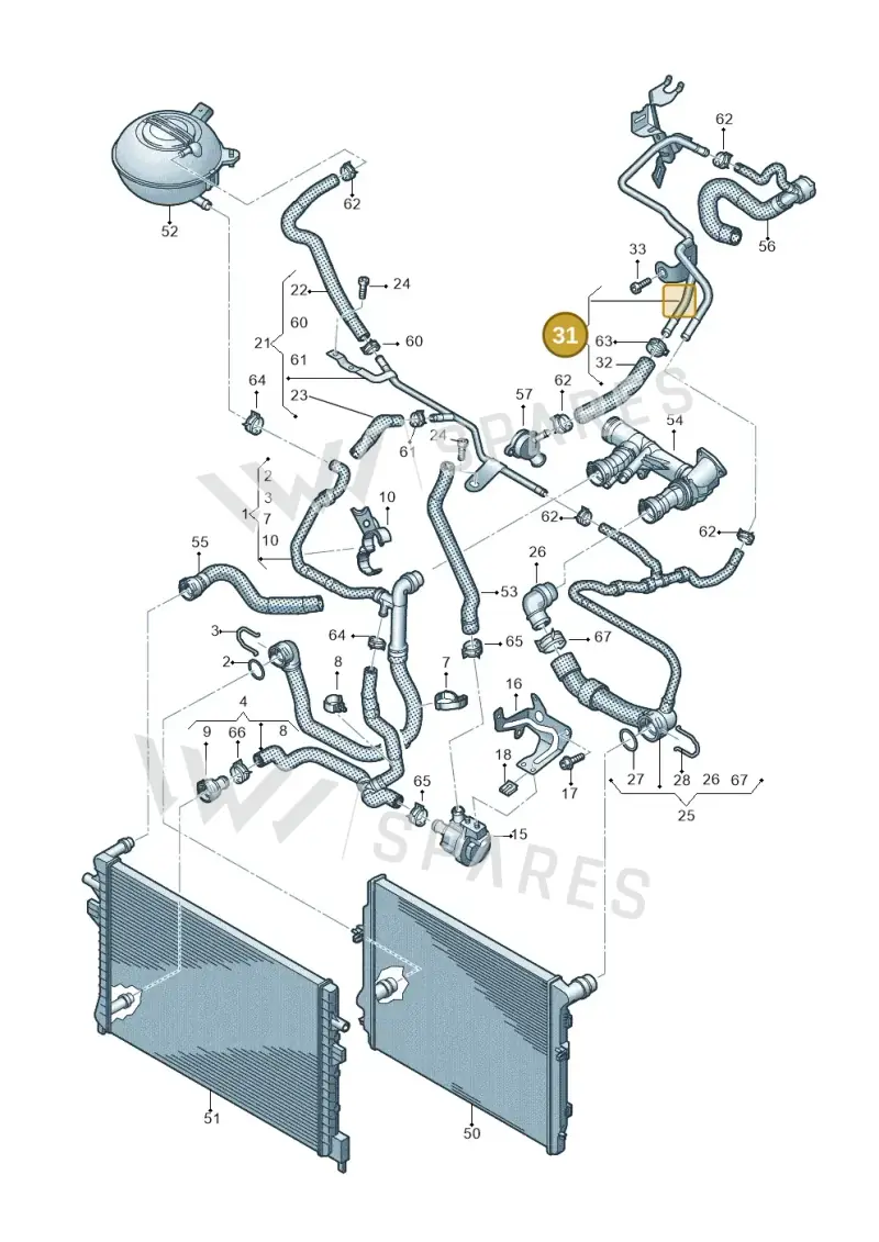 04L121070AB — Skoda Kodiaq (2024-) diagram 884121790, position 31