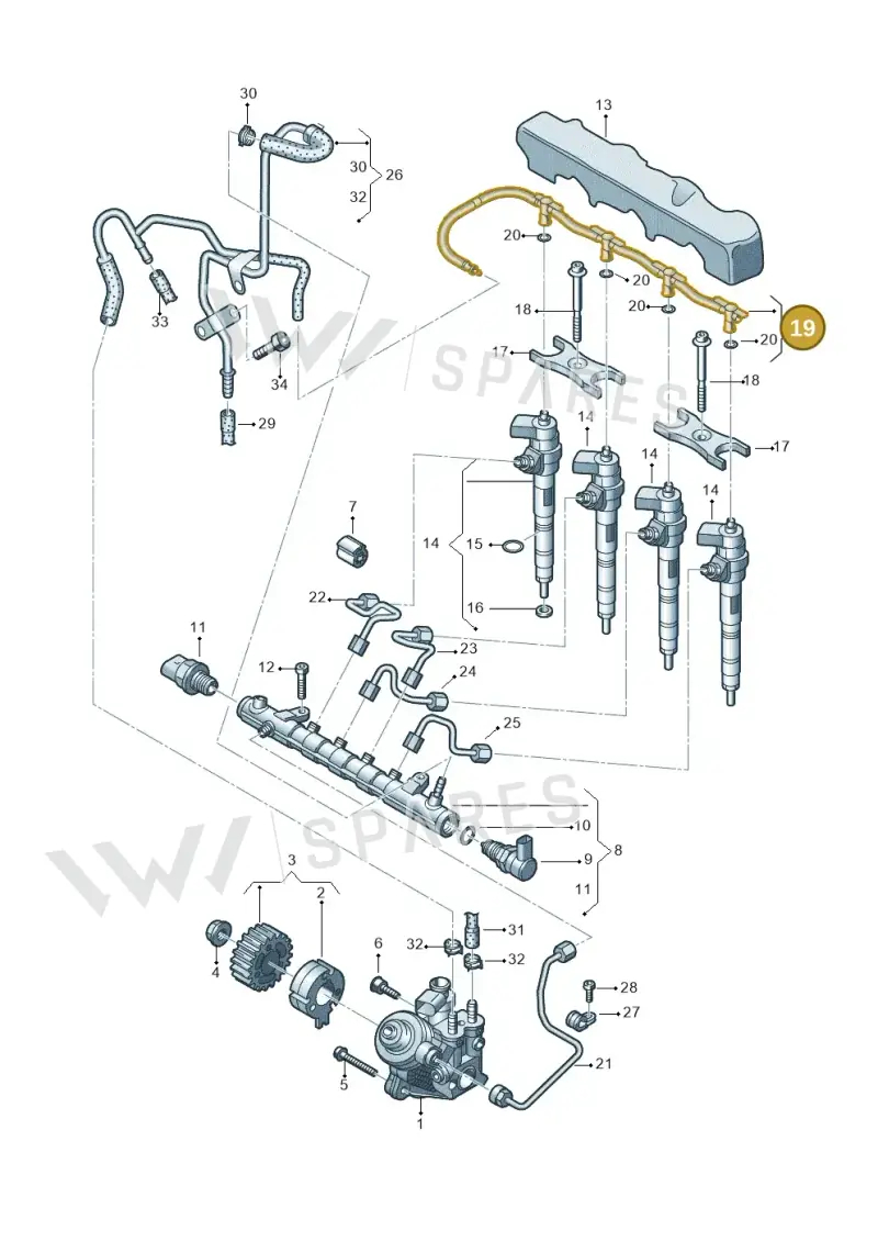 04L130235T — Skoda Kamiq (2019-) diagram 746130000, position 19