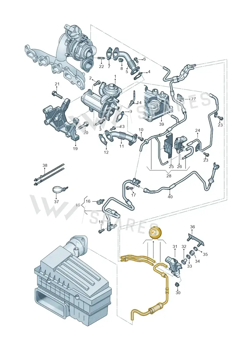 04L131055J — Skoda Karoq (2017-2022) diagram 884131500, position 29