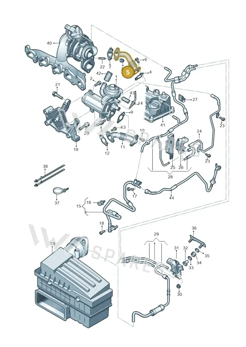 04L131521A — Skoda Octavia (2017-2020) diagram 746131500, position 5