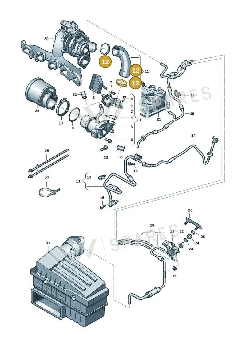04L131539 — Skoda Octavia (2017-2020) diagram 746131401, position 12