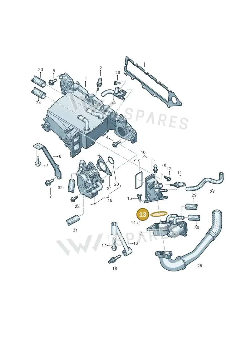 04L131547J — Skoda Octavia (2017-2020) diagram 746129800, position 13