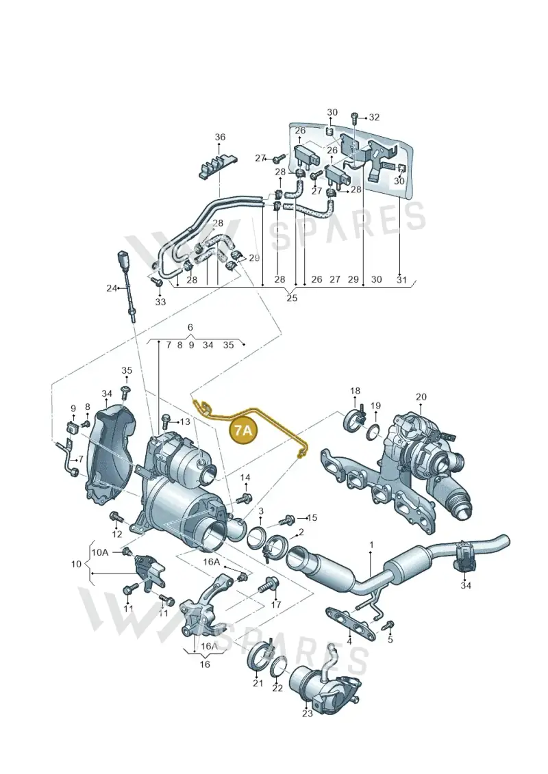 04L131582F — Skoda Karoq (2017-2022) diagram 834253030, position 7A
