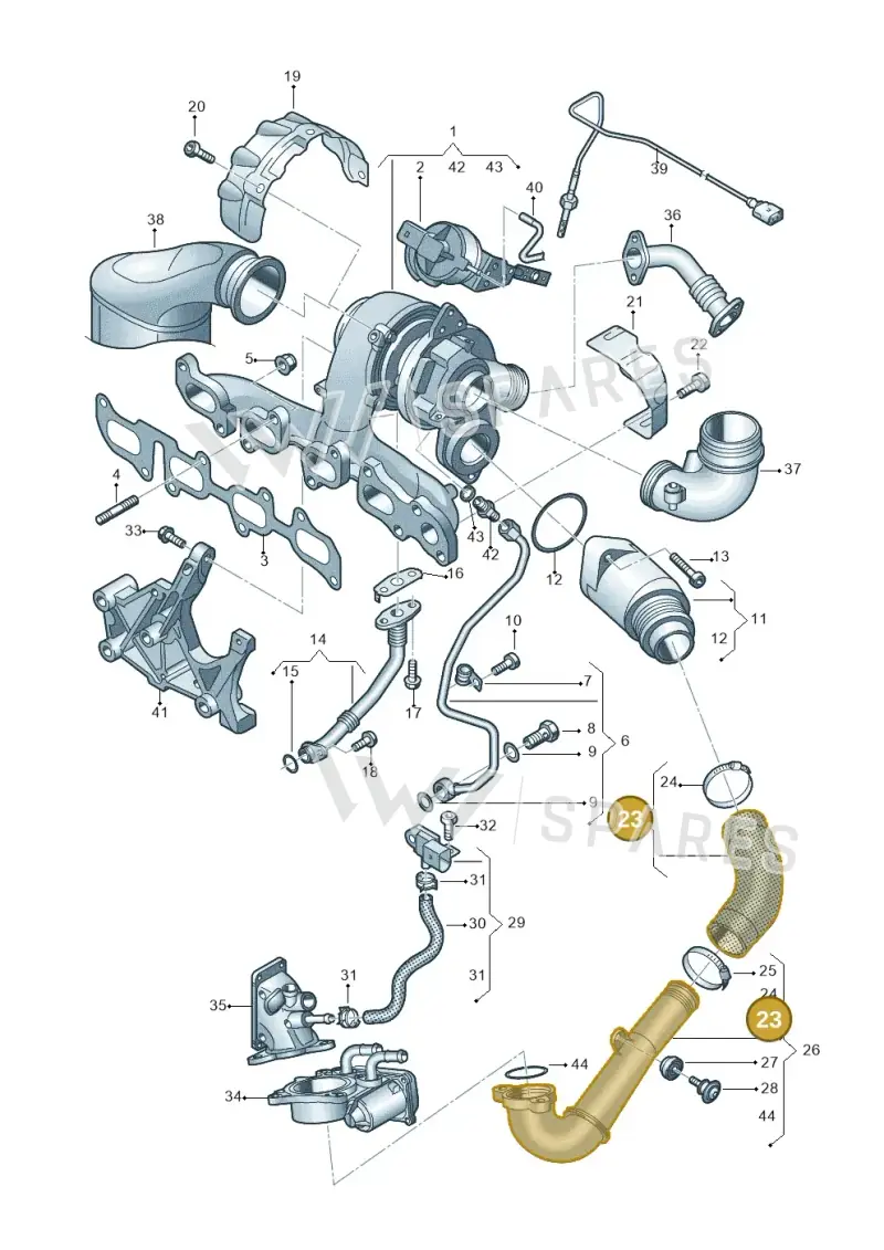 04L145828D — Skoda Octavia (2019-2024) diagram 746145630, position 23