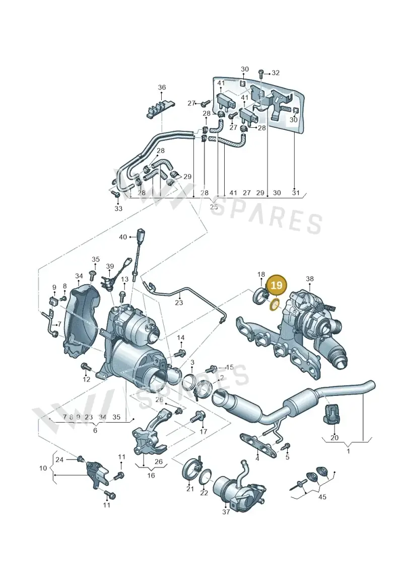 04L253115A — Skoda Kodiaq (2018-2022) diagram 434253040, position 19