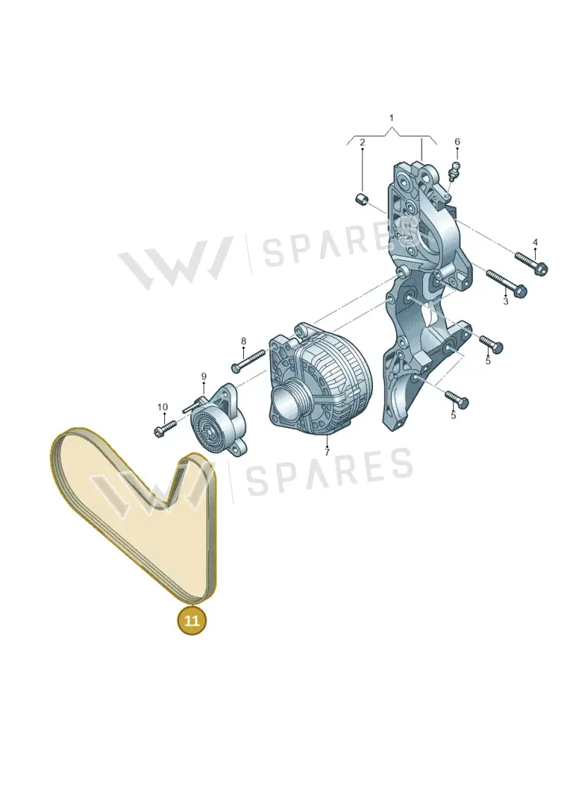 04L903137D — Skoda Kamiq (2019-) diagram 745903450, position 11