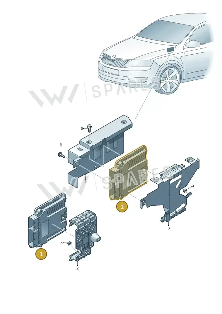 04L906026LH — Skoda Karoq (2017-2022) diagram 753906200, position 1