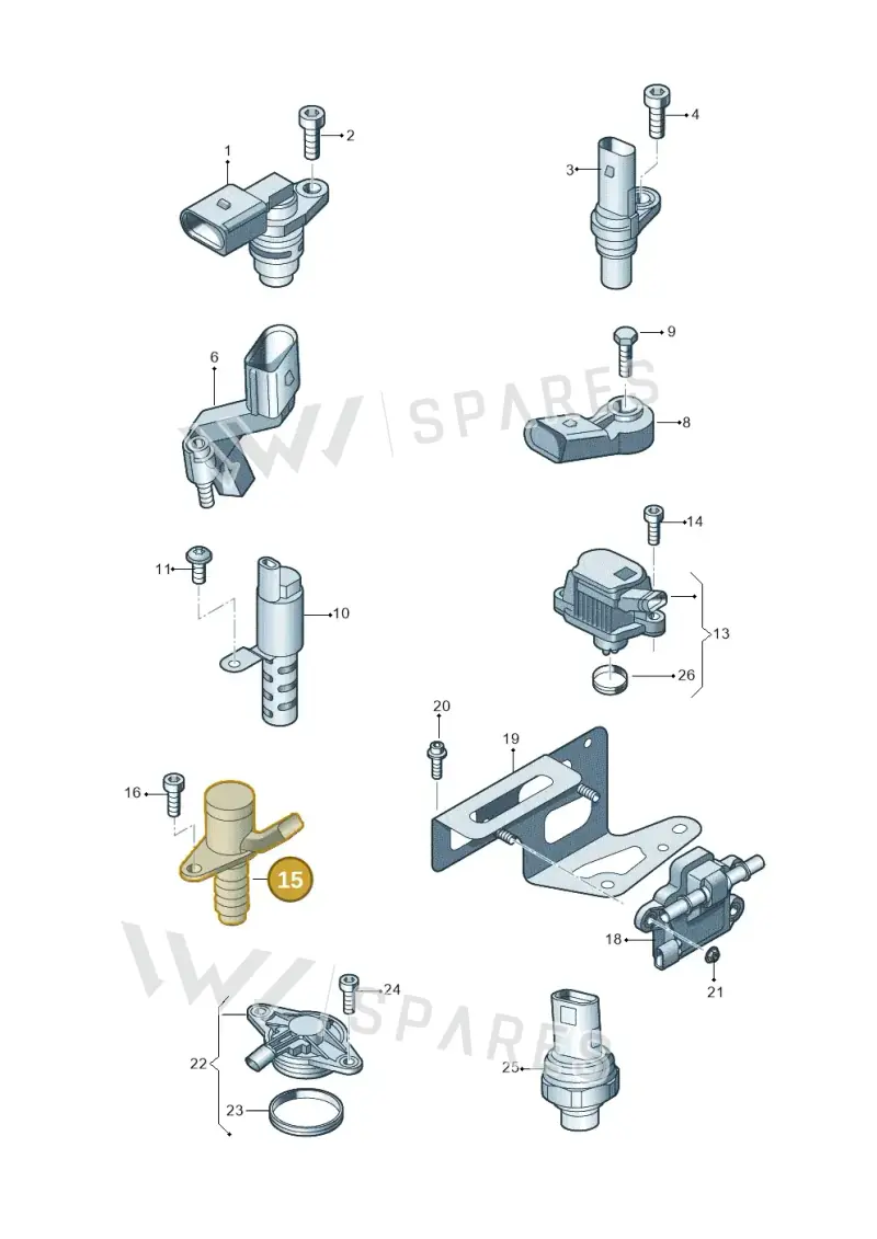 04L906455A — Skoda Octavia (2017-2020) diagram 827906300, position 15