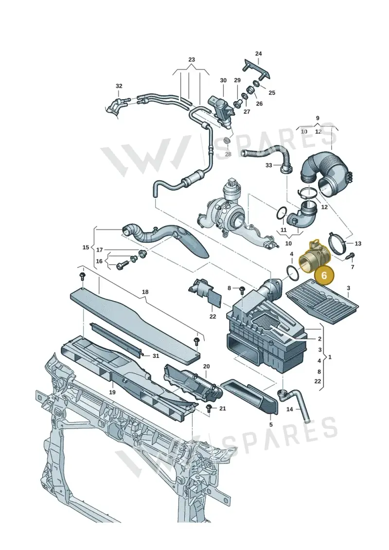 04L906461E — Skoda Kodiaq (2024-) diagram 57x129300, position 6