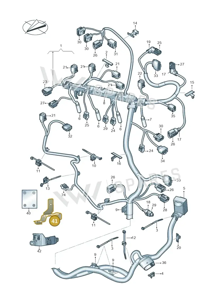 04L971501 — Skoda Kodiaq (2018-2022) diagram 793971250, position 41