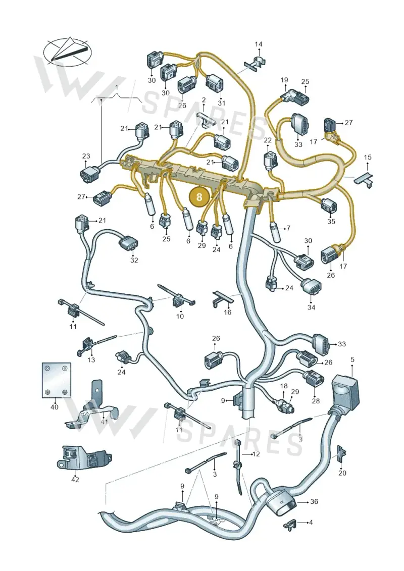 04L971824 — Skoda Kodiaq (2018-2022) diagram 793971250, position 8