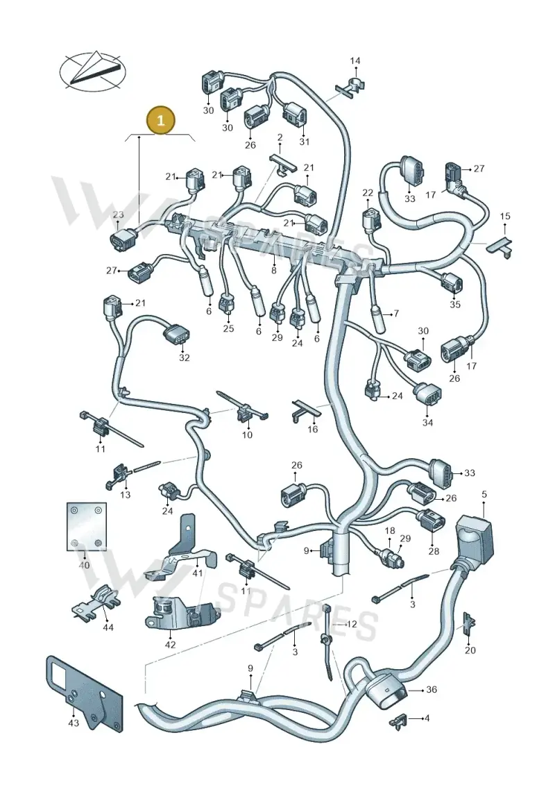 04L972627DF — Skoda Superb Combi (2015-2024) diagram 793971200, position 1