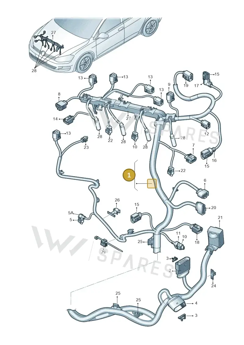 04L972627FM — Skoda Octavia (2017-2020) diagram 746971100, position 1