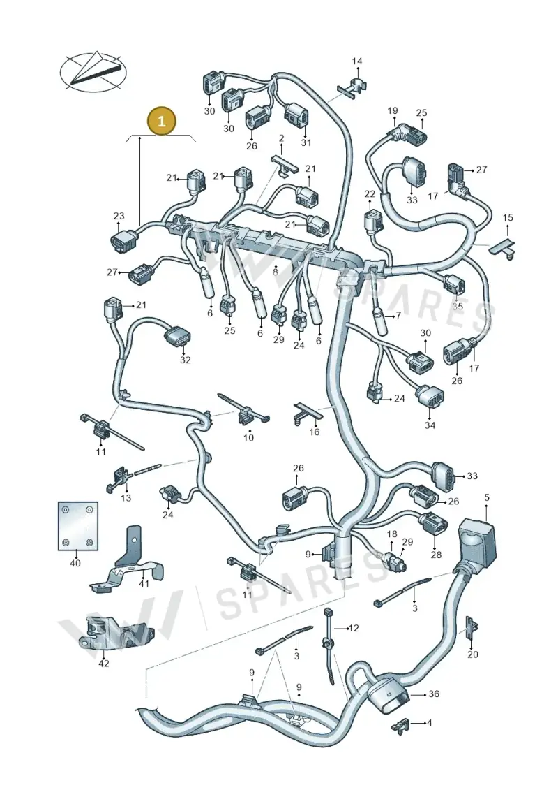 04L972627FQ — Skoda Superb Combi (2015-2024) diagram 793971250, position 1