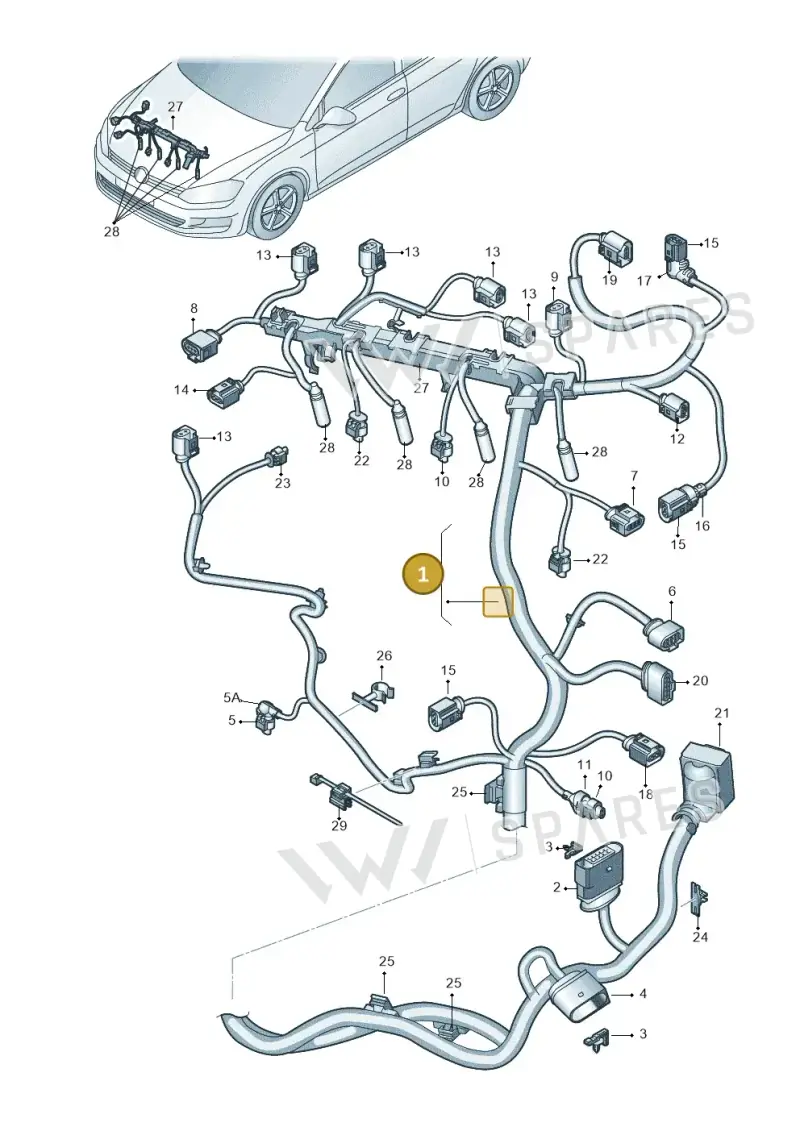 04L972627KP — Skoda Octavia (2017-2020) diagram 746971100, position 1