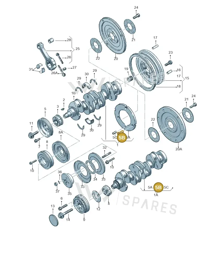 053105229 — Skoda SUPERB                 02> (2001-) diagram 123105150, position 5B
