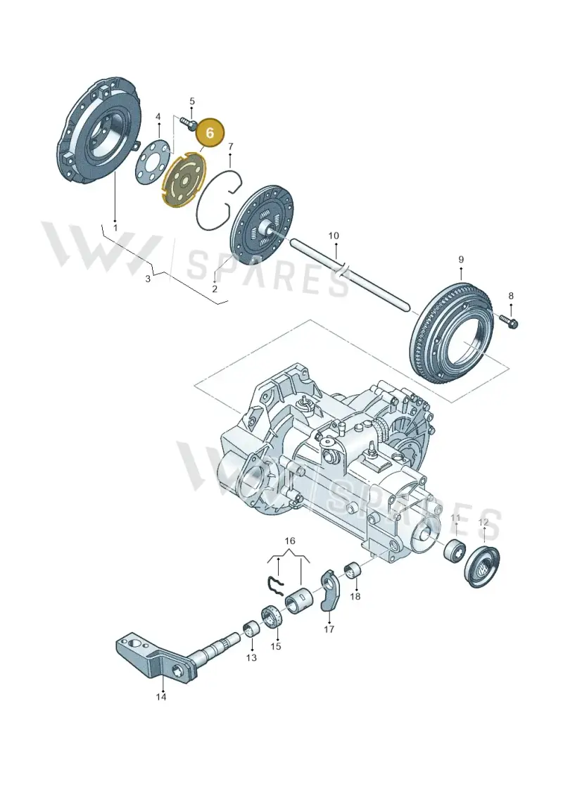 055141124J — Skoda OCTAVIA/COMBI/4X4      01> (2000-) diagram 201141300, position 6