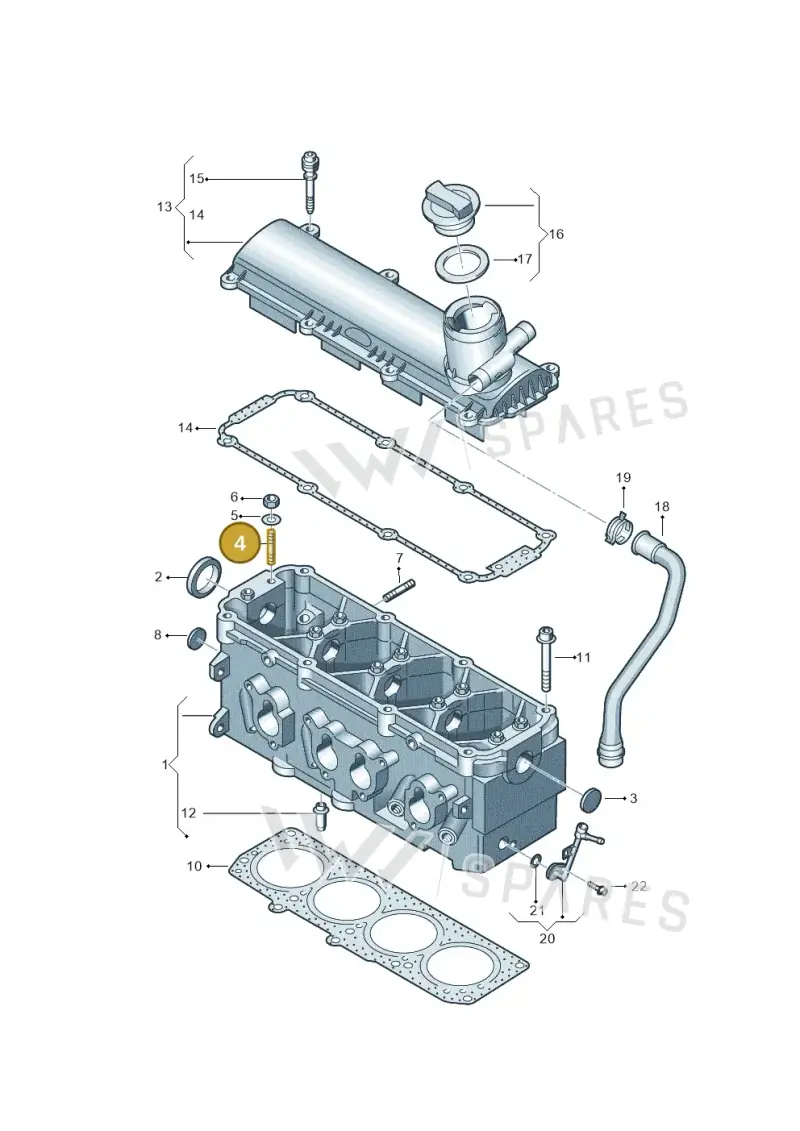 056103397 — Skoda Octavia ambiente (2008-2013) diagram 409103300, position 4