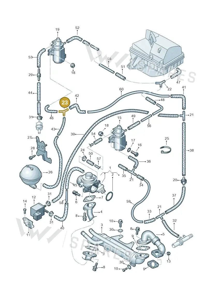 056129971 — Skoda SUPERB                 02> (2001-) diagram 195131140, position 23