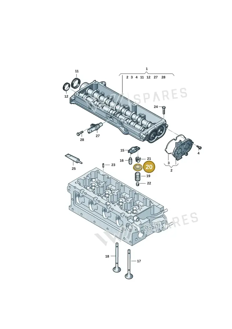 059109641K — Skoda Octavia (2019-2024) diagram 884109045, position 20