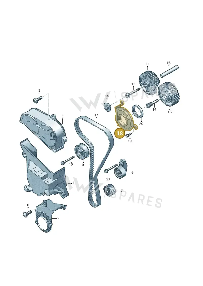 05C109093B — Skoda Fabia (2021-) diagram 837109053, position 18