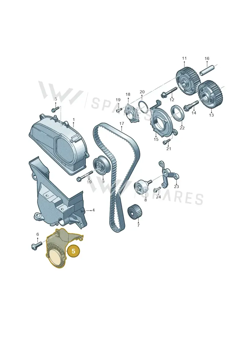 05C109175 — Skoda Octavia (2019-2024) diagram 827109570, position 5