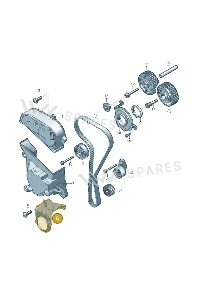 05C109175A — Skoda Fabia (2021-) diagram 837109053, position 5