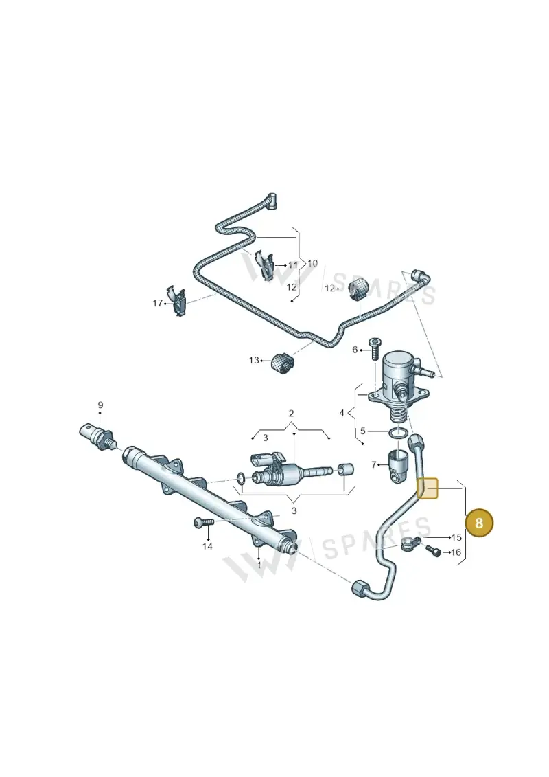 05C130241 — Skoda Fabia (2021-) diagram 596133510, position 8