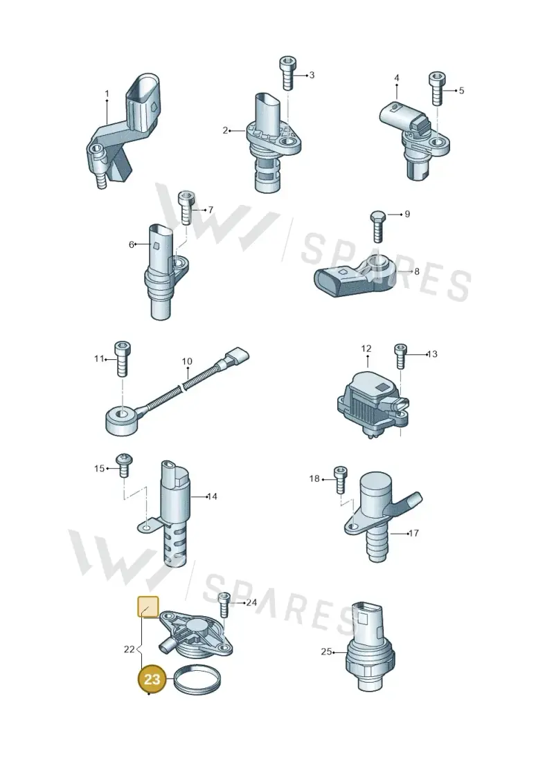 05C906145A — Skoda Karoq (2017-2022) diagram 834906000, position 23