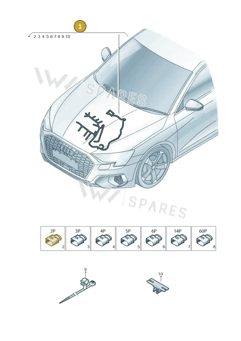 05C972627D — Skoda Octavia (2019-2024) diagram 596971050, position 1