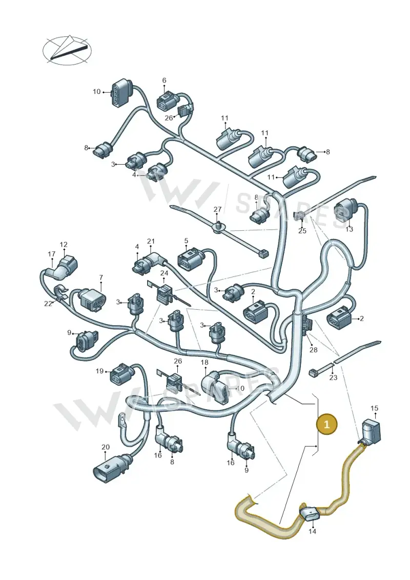05C972627D — Skoda Fabia (2021-) diagram 746971150, position 1