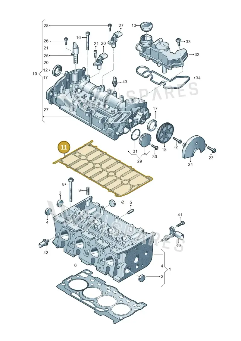 05E103483 — Skoda Octavia (2019-2024) diagram 890103035, position 11