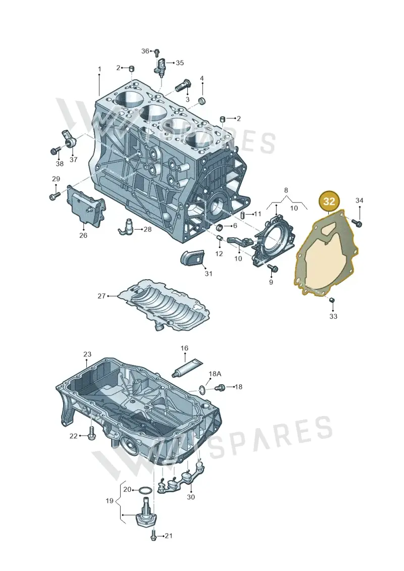 05E103551 — Skoda Fabia (2021-) diagram 890103150, position 32