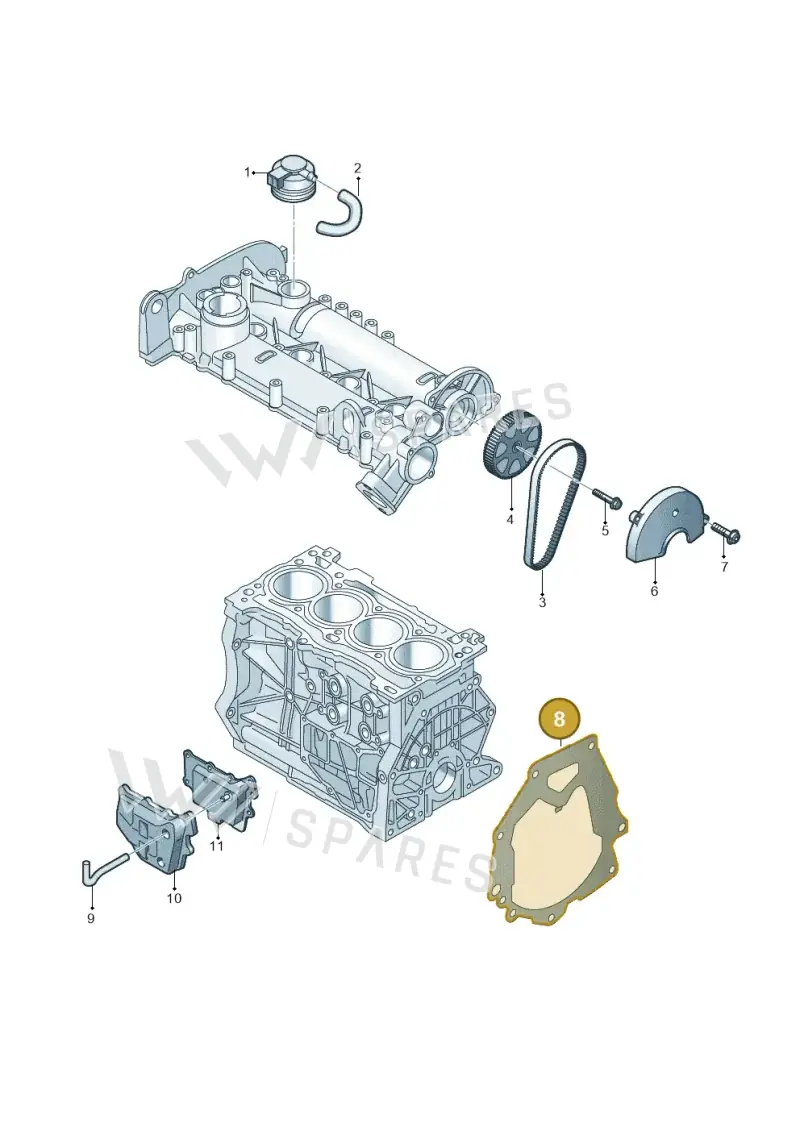 05E103551 — Skoda Kodiaq (2024-) diagram 837103930, position 8