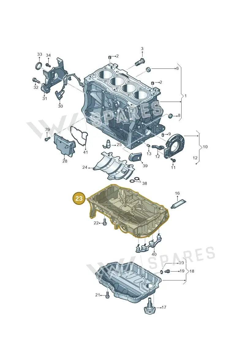 05E103601D — Skoda Kodiaq (2024-) diagram 813103006, position 23