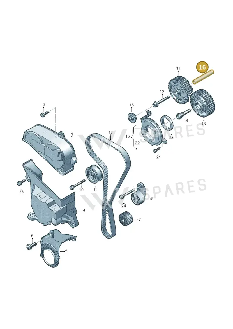 05E103825 — Skoda Kodiaq (2024-) diagram 813109050, position 16