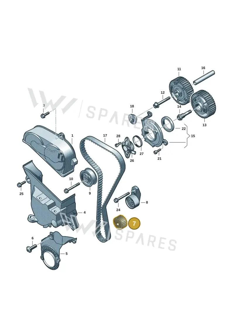 05E105263C — Skoda Kodiaq (2024-) diagram 813109051, position 7