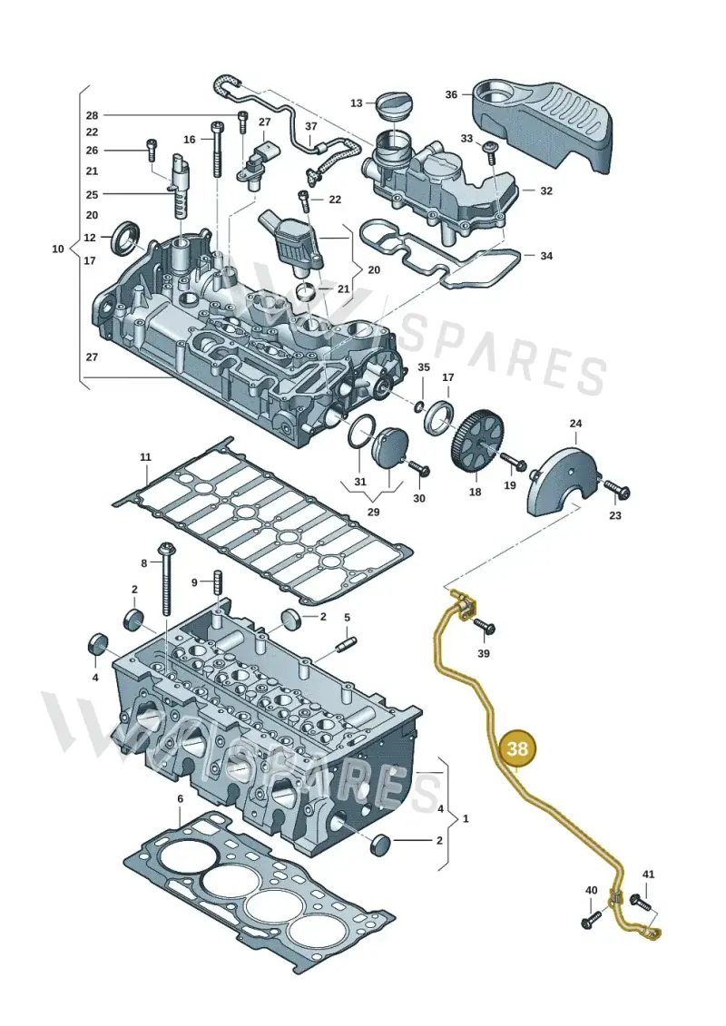 05E131051F — Skoda Kodiaq (2024-) diagram 3j0103340, position 38