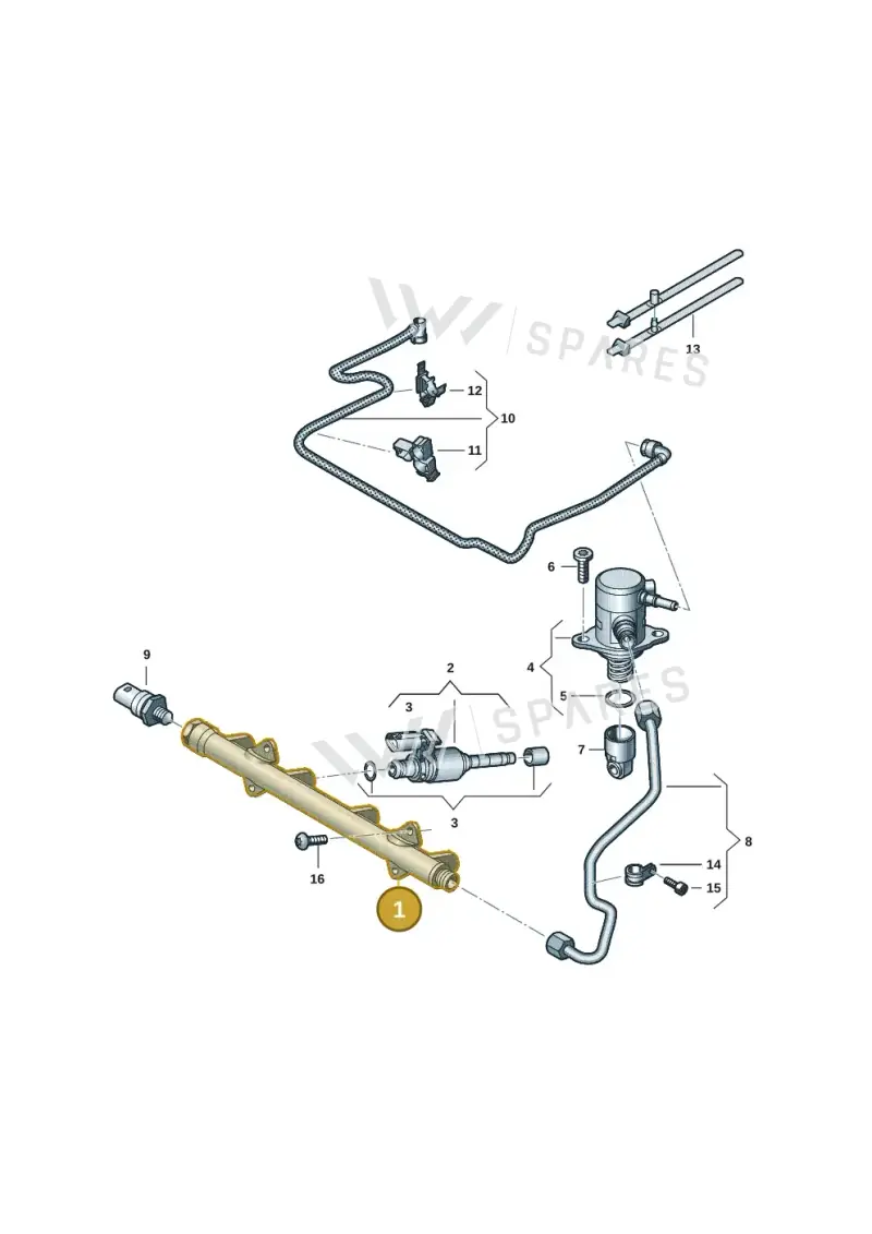 05E133320B — Skoda Kamiq (2019-) diagram 2gk133570, position 1
