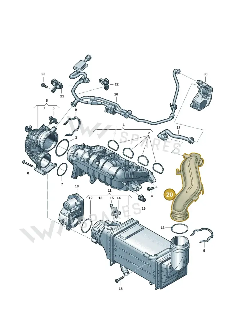 05E145673AE — Skoda Kodiaq (2024-) diagram 57x133060, position 20