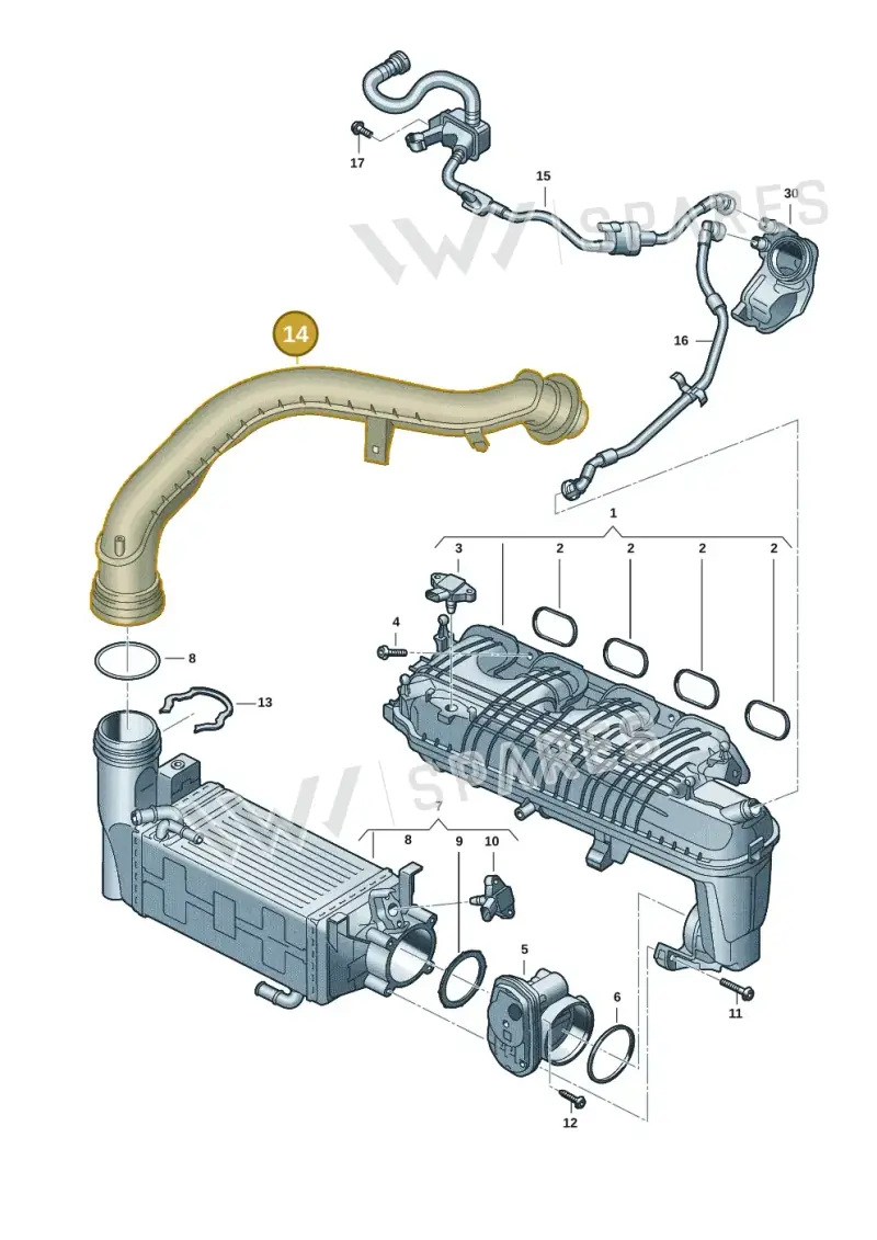 05E145673S — Skoda Kodiaq (2024-) diagram 57x133065, position 14